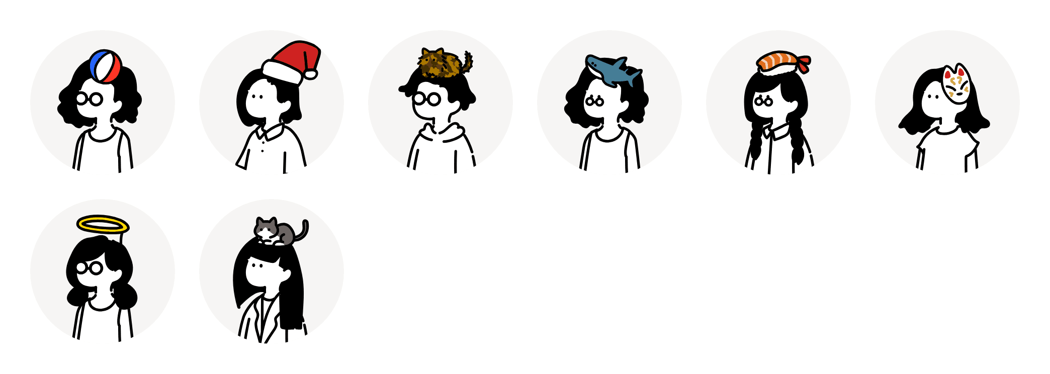 Avatars from different seeds